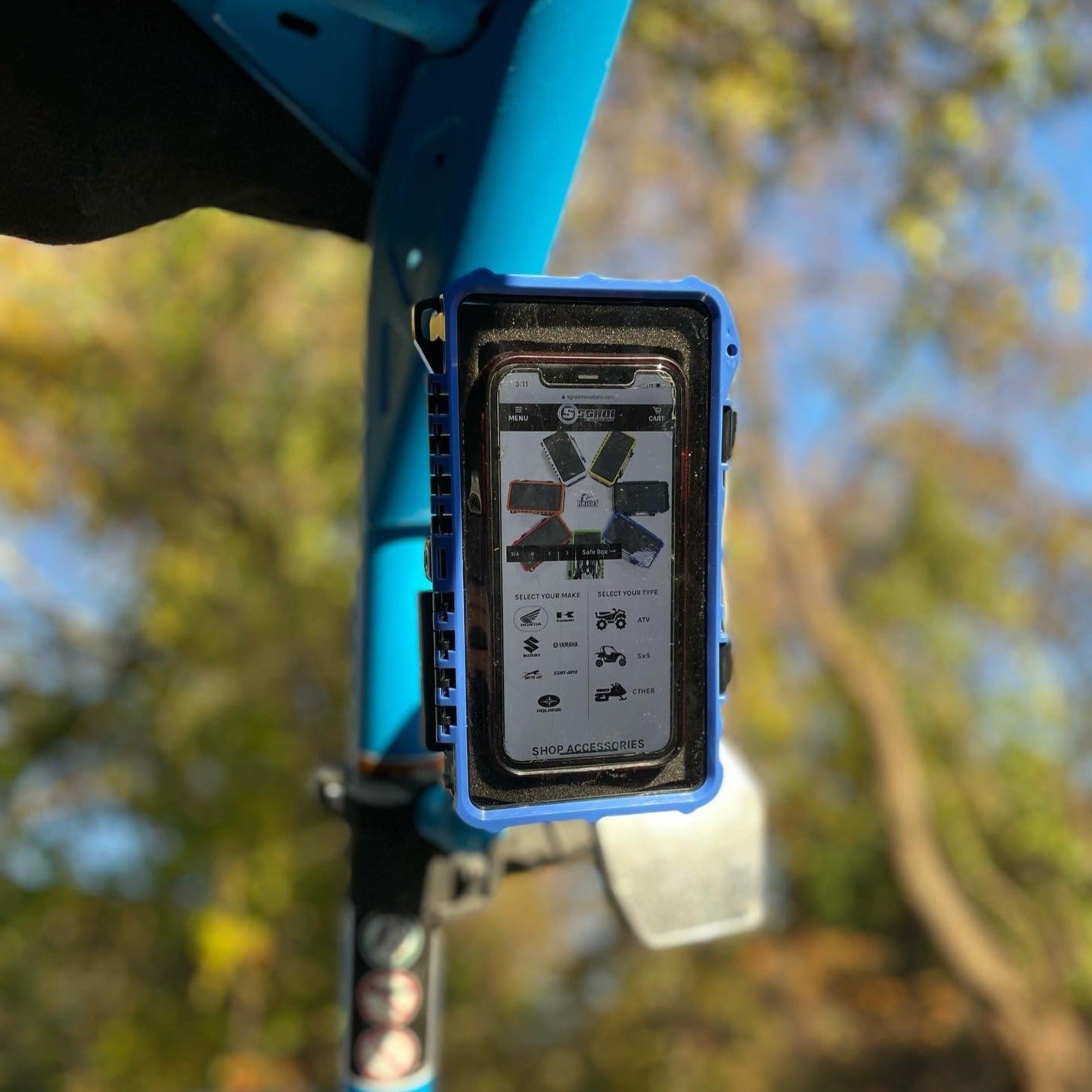 Phone Holder SafeBox with Flat Mount