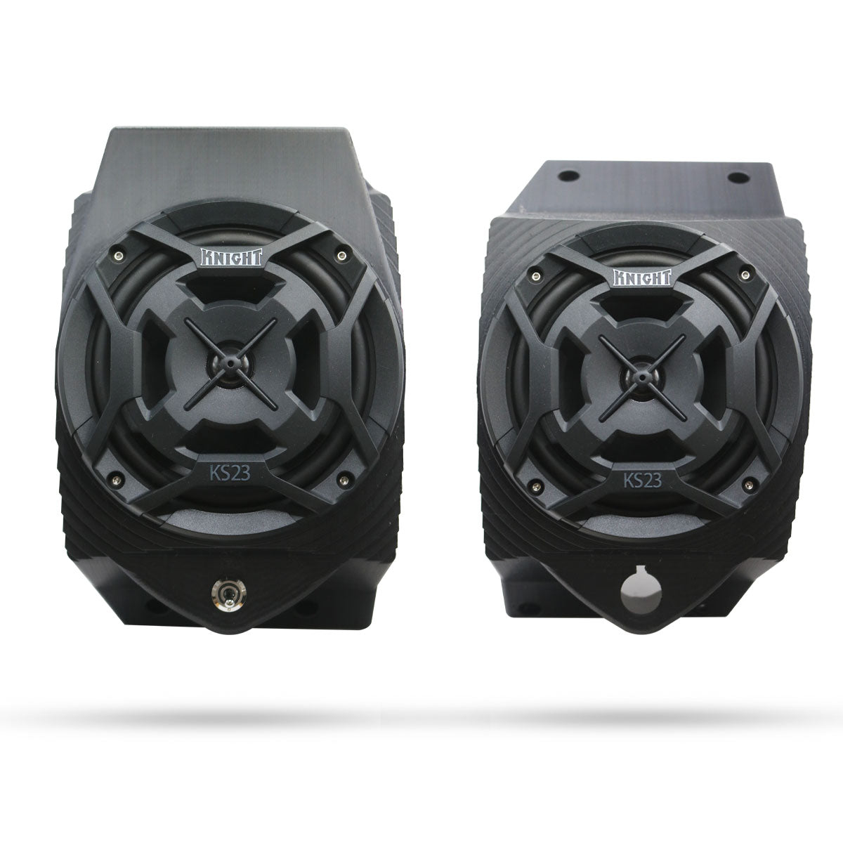 2007 to 2015 Yamaha Grizzly Bluetooth ATV Speaker Pods - Fender Mounted